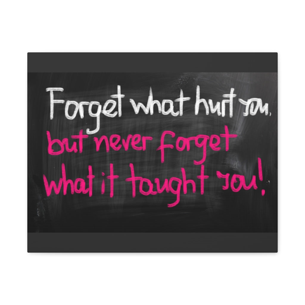 Scripture Walls Inspirational Wall Art Forget What Hurt You Motivation Wall Decor for Home Office Gym Inspiring Success Quote Print Ready to Hang Unframed-Express Your Love Gifts