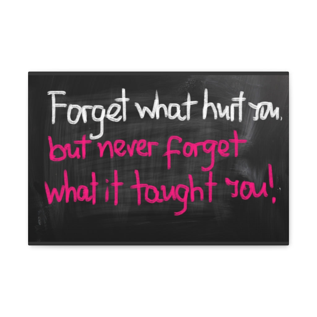Scripture Walls Inspirational Wall Art Forget What Hurt You Motivation Wall Decor for Home Office Gym Inspiring Success Quote Print Ready to Hang Unframed-Express Your Love Gifts