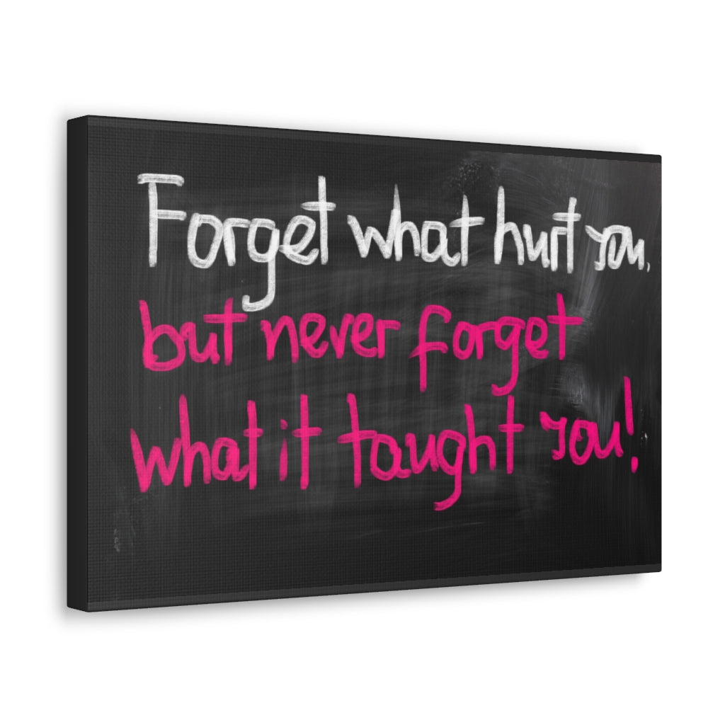 Scripture Walls Inspirational Wall Art Forget What Hurt You Motivation Wall Decor for Home Office Gym Inspiring Success Quote Print Ready to Hang Unframed-Express Your Love Gifts