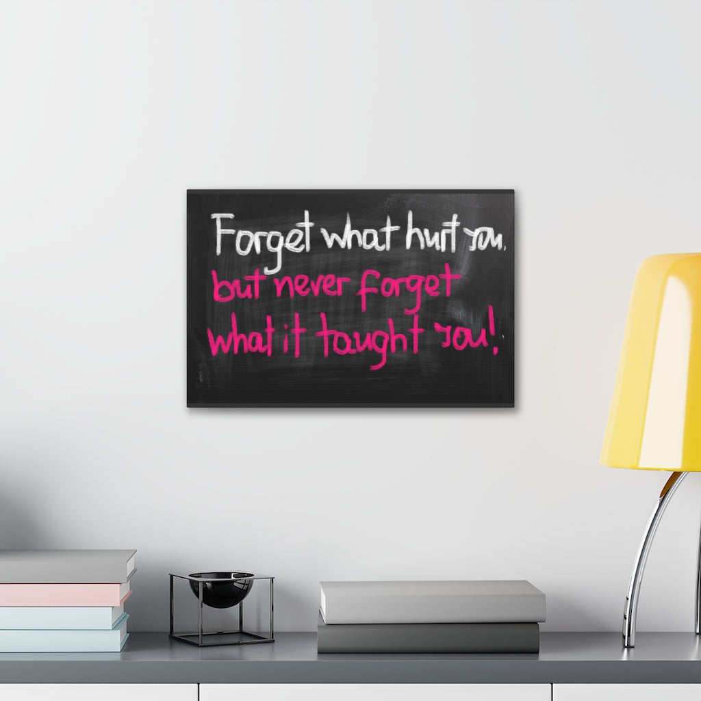 Scripture Walls Inspirational Wall Art Forget What Hurt You Motivation Wall Decor for Home Office Gym Inspiring Success Quote Print Ready to Hang Unframed-Express Your Love Gifts