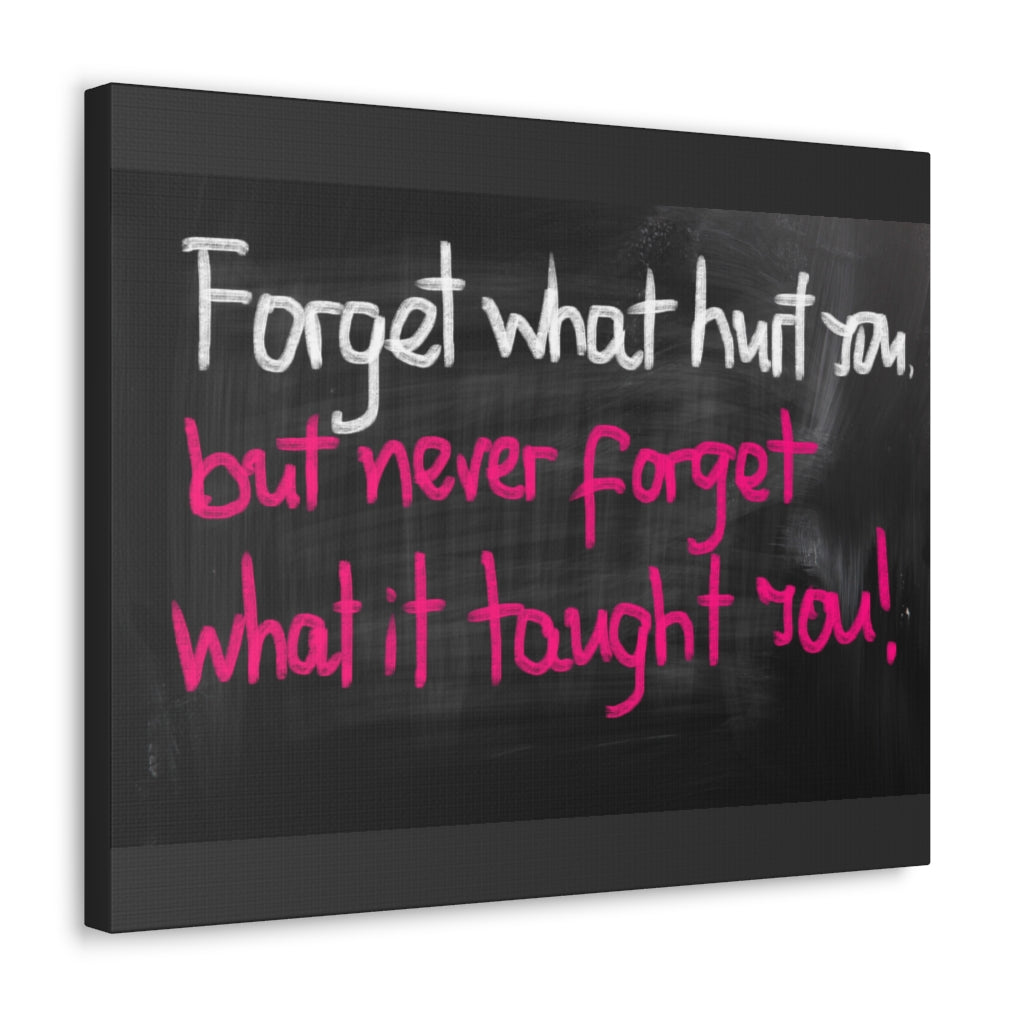 Scripture Walls Inspirational Wall Art Forget What Hurt You Motivation Wall Decor for Home Office Gym Inspiring Success Quote Print Ready to Hang Unframed-Express Your Love Gifts