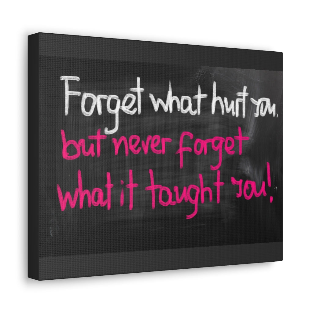 Scripture Walls Inspirational Wall Art Forget What Hurt You Motivation Wall Decor for Home Office Gym Inspiring Success Quote Print Ready to Hang Unframed-Express Your Love Gifts