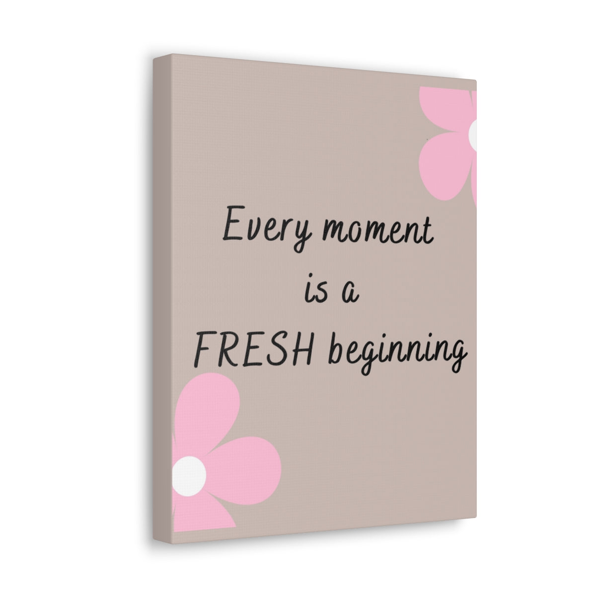 Scripture Walls Inspirational Wall Art Fresh Beginning Every Moment Motivation Wall Decor for Home Office Gym Inspiring Success Quote Print Ready to Hang Unframed-Express Your Love Gifts
