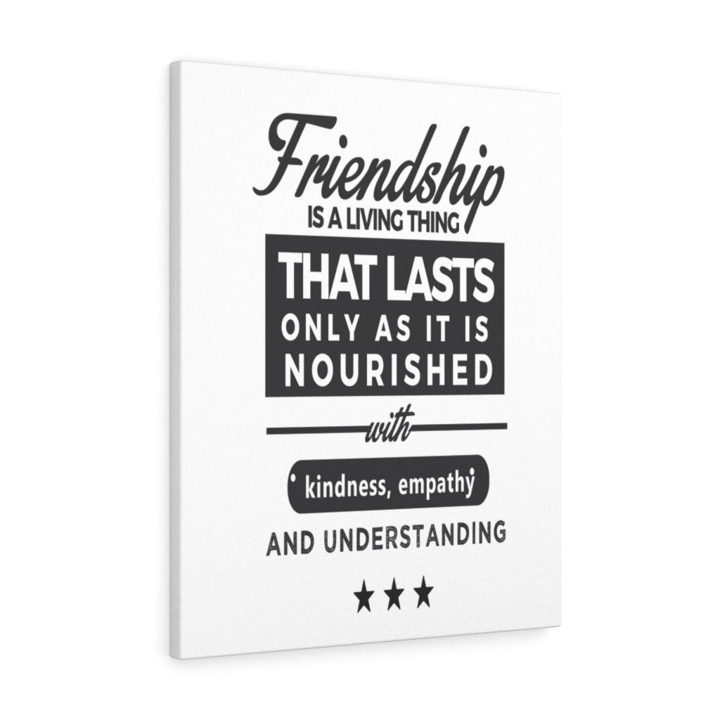 Scripture Walls Inspirational Wall Art Friendship Is A Living Thing Wall Art Motivation Wall Decor for Home Office Gym Inspiring Success Quote Print Ready to Hang Unframed-Express Your Love Gifts