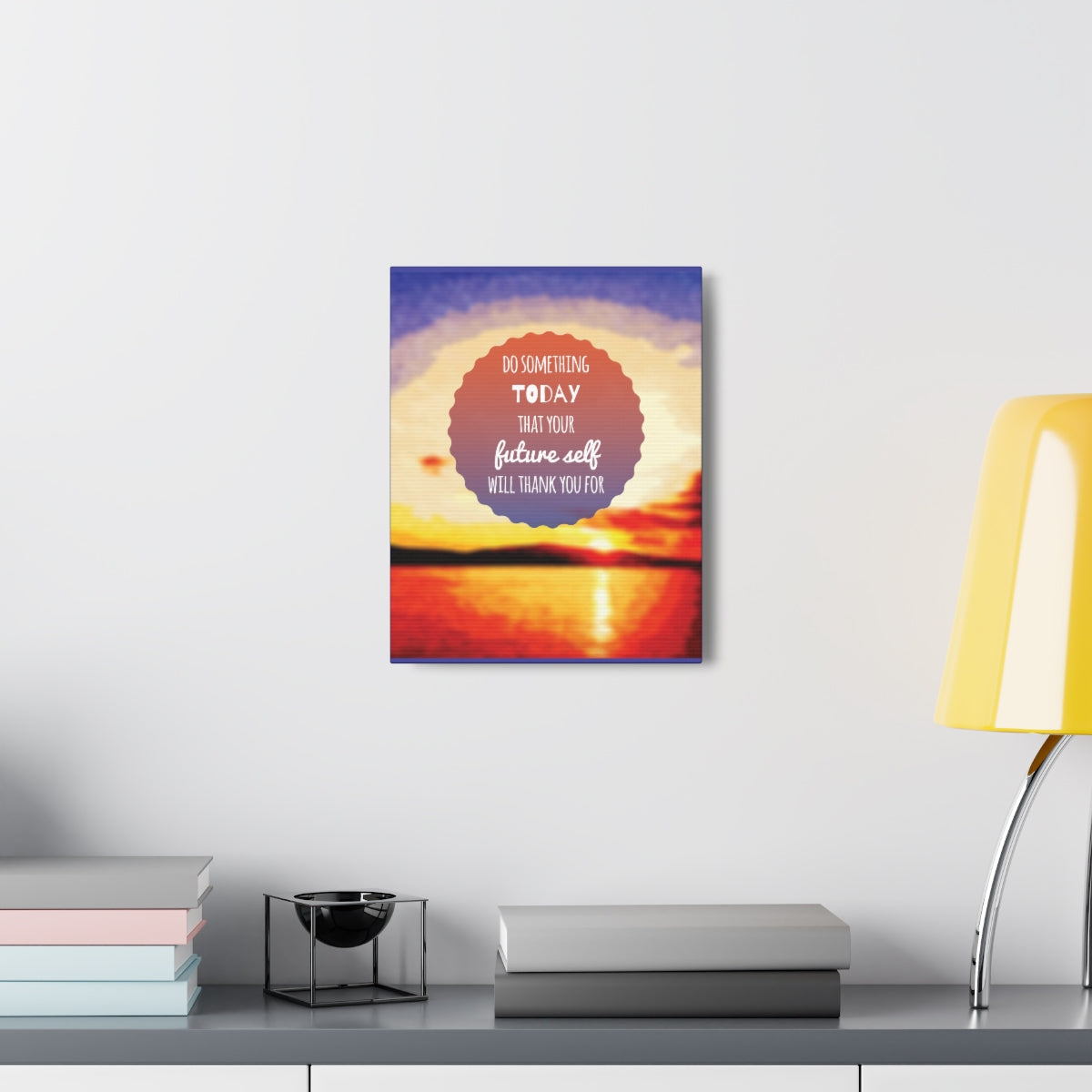Scripture Walls Inspirational Wall Art Future Self Will Thank You Motivation Wall Decor for Home Office Gym Inspiring Success Quote Print Ready to Hang Unframed-Express Your Love Gifts