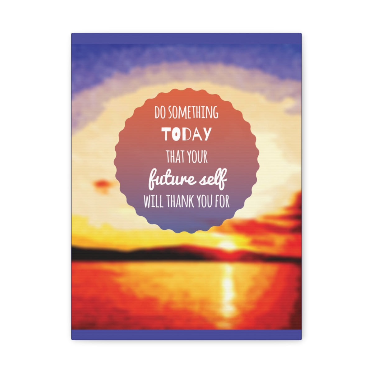 Scripture Walls Inspirational Wall Art Future Self Will Thank You Motivation Wall Decor for Home Office Gym Inspiring Success Quote Print Ready to Hang Unframed-Express Your Love Gifts