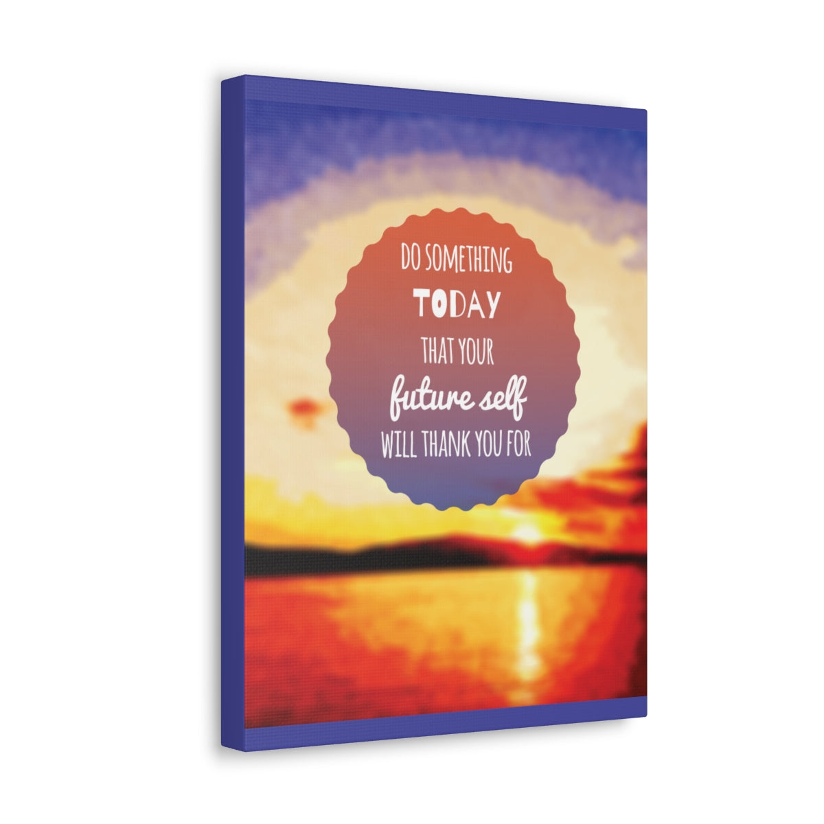 Scripture Walls Inspirational Wall Art Future Self Will Thank You Motivation Wall Decor for Home Office Gym Inspiring Success Quote Print Ready to Hang Unframed-Express Your Love Gifts