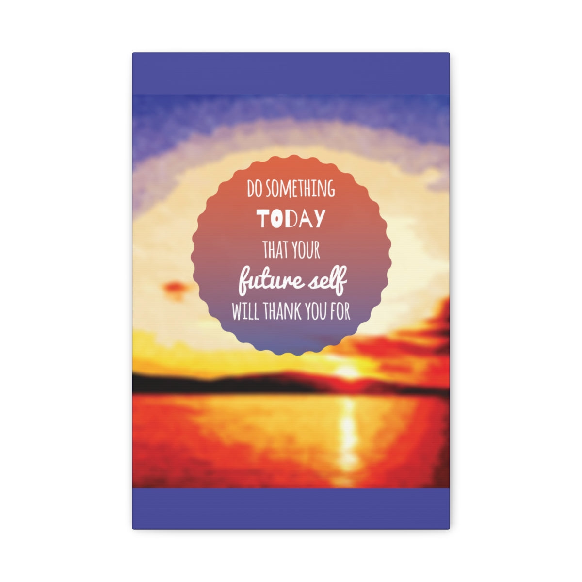 Scripture Walls Inspirational Wall Art Future Self Will Thank You Motivation Wall Decor for Home Office Gym Inspiring Success Quote Print Ready to Hang Unframed-Express Your Love Gifts