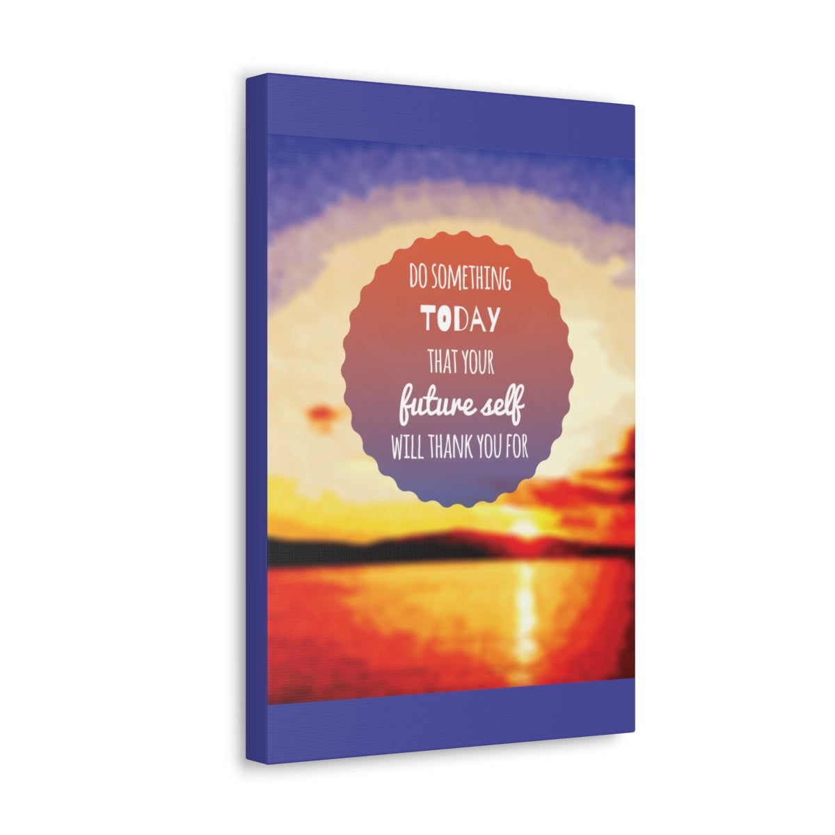 Scripture Walls Inspirational Wall Art Future Self Will Thank You Motivation Wall Decor for Home Office Gym Inspiring Success Quote Print Ready to Hang Unframed-Express Your Love Gifts