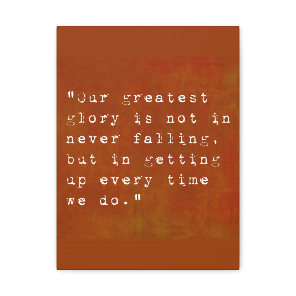 Scripture Walls Inspirational Wall Art Getting Up Every Time Motivation Wall Decor for Home Office Gym Inspiring Success Quote Print Ready to Hang Unframed-Express Your Love Gifts