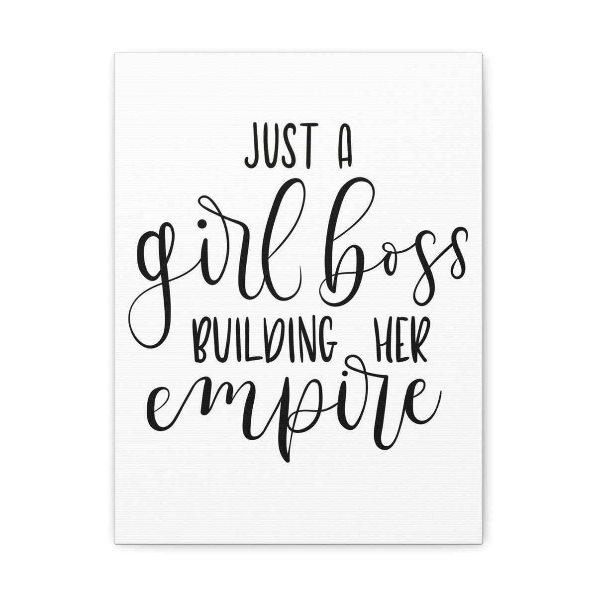 Scripture Walls Inspirational Wall Art Girl Boss Building Empire Motivation Wall Decor for Home Office Gym Inspiring Success Quote Print Ready to Hang Unframed-Express Your Love Gifts