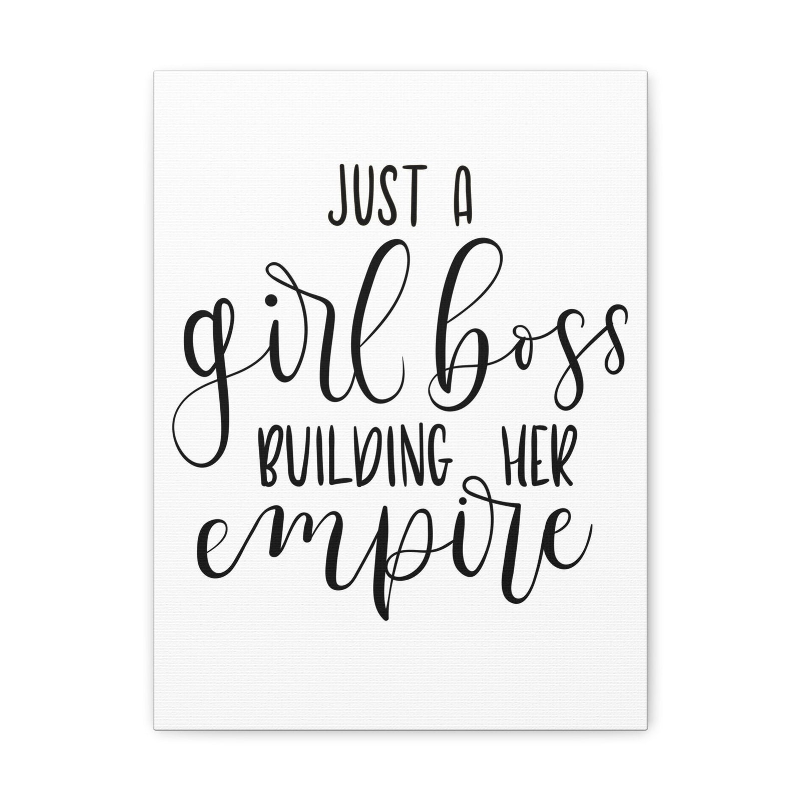 Scripture Walls Inspirational Wall Art Girl Boss Building Empire Motivation Wall Decor for Home Office Gym Inspiring Success Quote Print Ready to Hang Unframed-Express Your Love Gifts