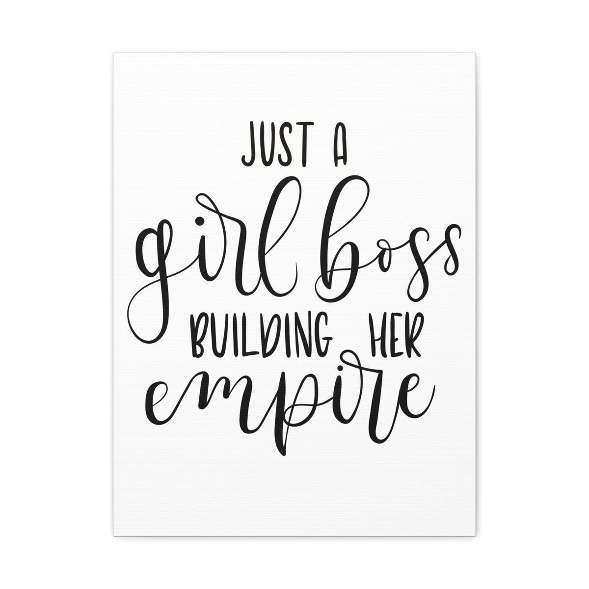 Scripture Walls Inspirational Wall Art Girl Boss Building Empire Motivation Wall Decor for Home Office Gym Inspiring Success Quote Print Ready to Hang Unframed-Express Your Love Gifts