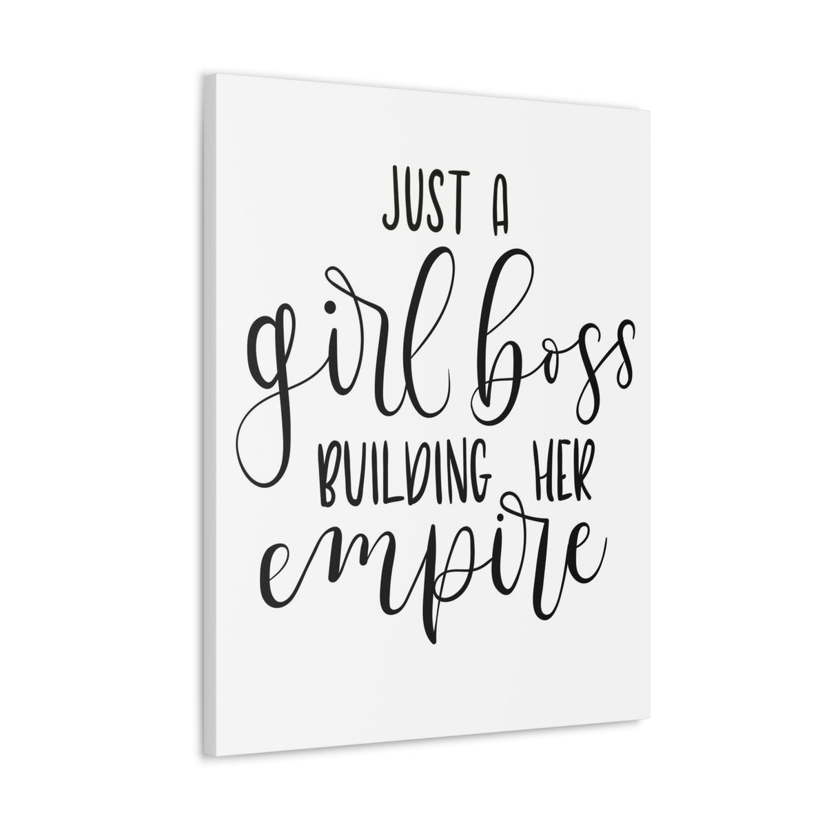 Scripture Walls Inspirational Wall Art Girl Boss Building Empire Motivation Wall Decor for Home Office Gym Inspiring Success Quote Print Ready to Hang Unframed-Express Your Love Gifts