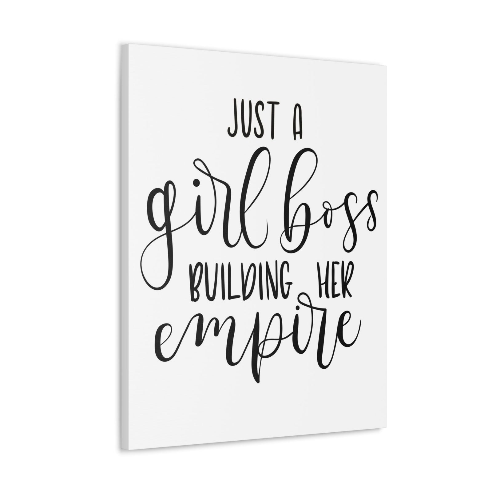 Scripture Walls Inspirational Wall Art Girl Boss Building Empire Motivation Wall Decor for Home Office Gym Inspiring Success Quote Print Ready to Hang Unframed-Express Your Love Gifts