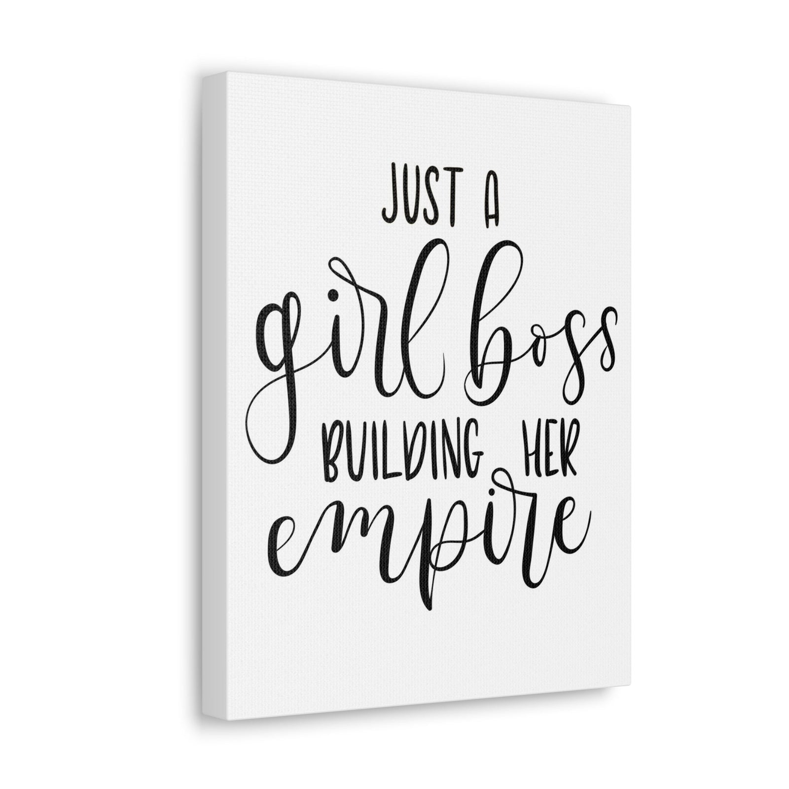 Scripture Walls Inspirational Wall Art Girl Boss Building Empire Motivation Wall Decor for Home Office Gym Inspiring Success Quote Print Ready to Hang Unframed-Express Your Love Gifts