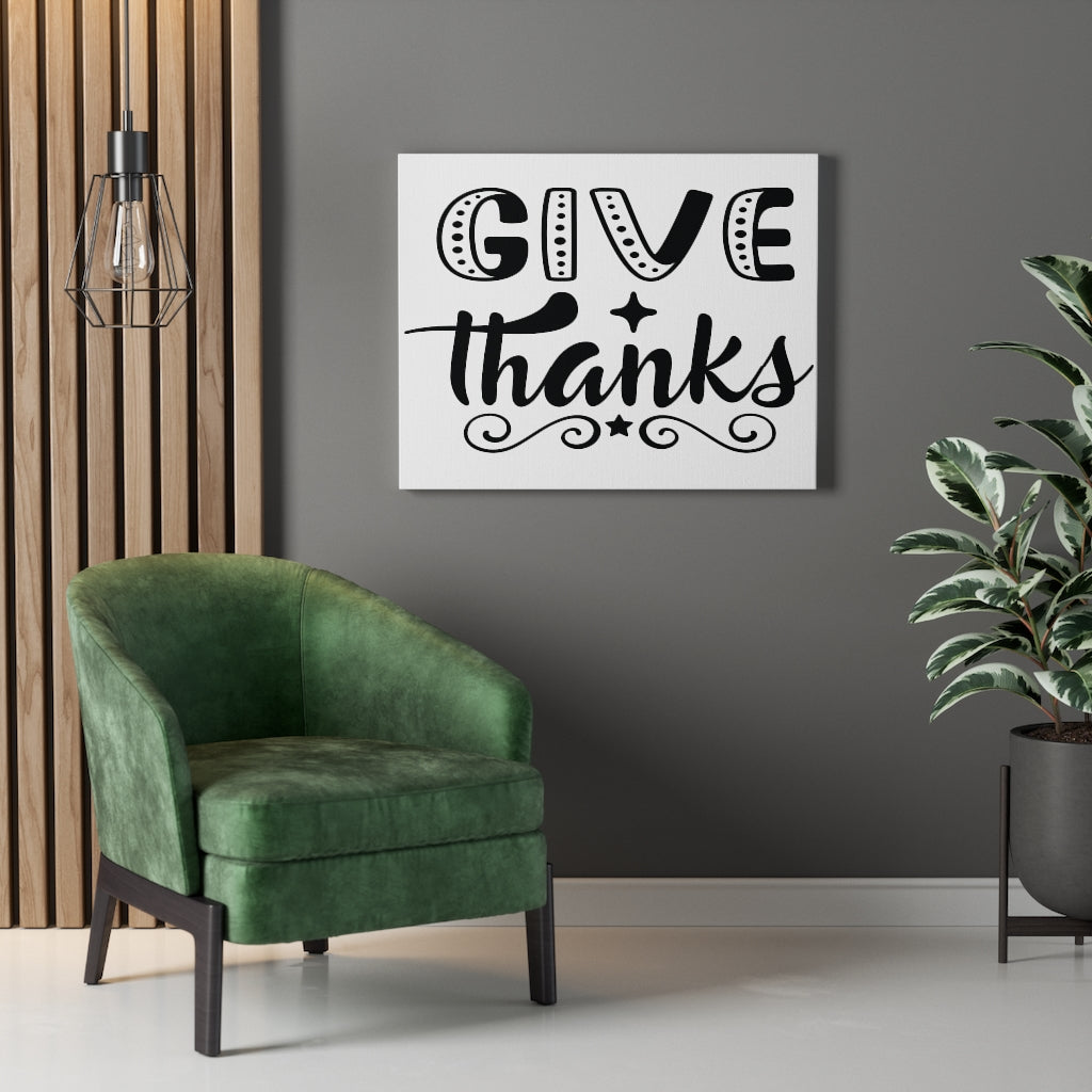 Scripture Walls Inspirational Wall Art Give Thanks Wall Art Motivation Wall Decor for Home Office Gym Inspiring Success Quote Print Ready to Hang Unframed-Express Your Love Gifts