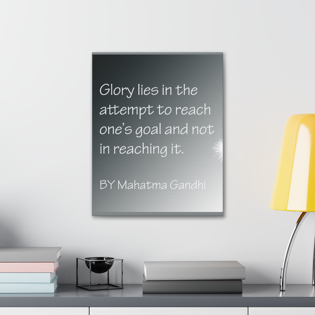 Scripture Walls Inspirational Wall Art Glory Lies In Goal Motivation Wall Decor for Home Office Gym Inspiring Success Quote Print Ready to Hang Unframed-Express Your Love Gifts