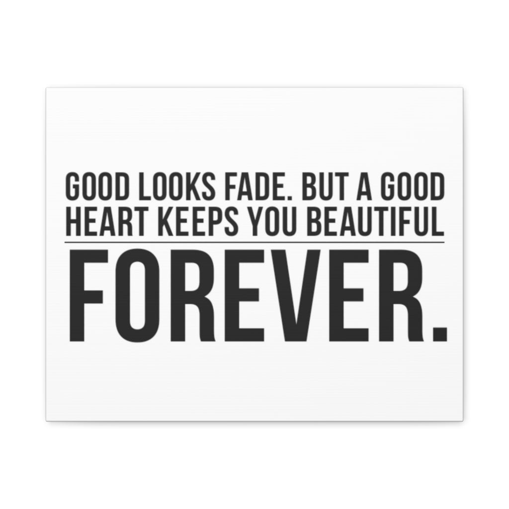 Scripture Walls Inspirational Wall Art Good Heart Keeps Beautiful Motivation Wall Decor for Home Office Gym Inspiring Success Quote Print Ready to Hang Unframed-Express Your Love Gifts