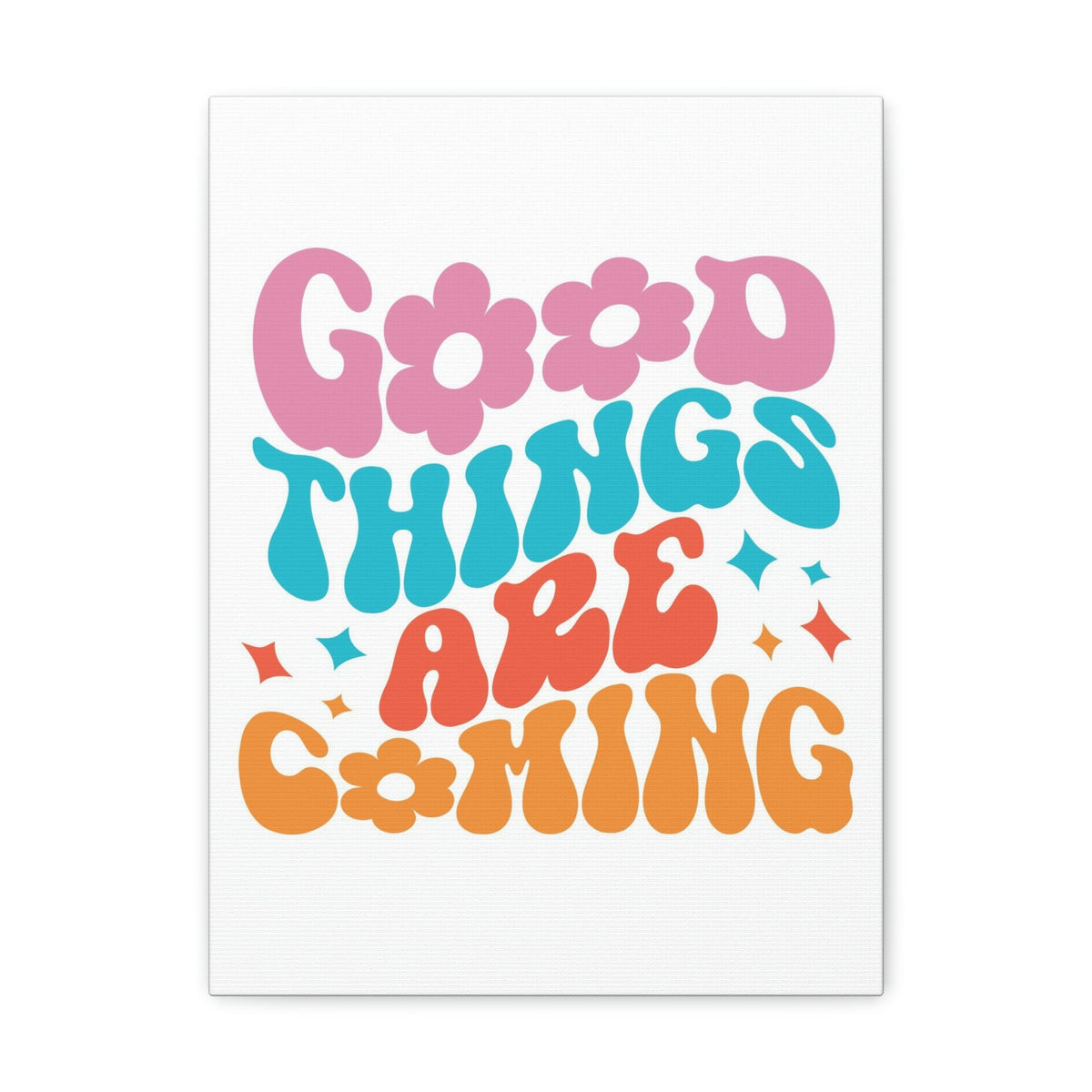 Scripture Walls Inspirational Wall Art Good Things Are Coming Colors Motivation Wall Decor for Home Office Gym Inspiring Success Quote Print Ready to Hang Unframed-Express Your Love Gifts