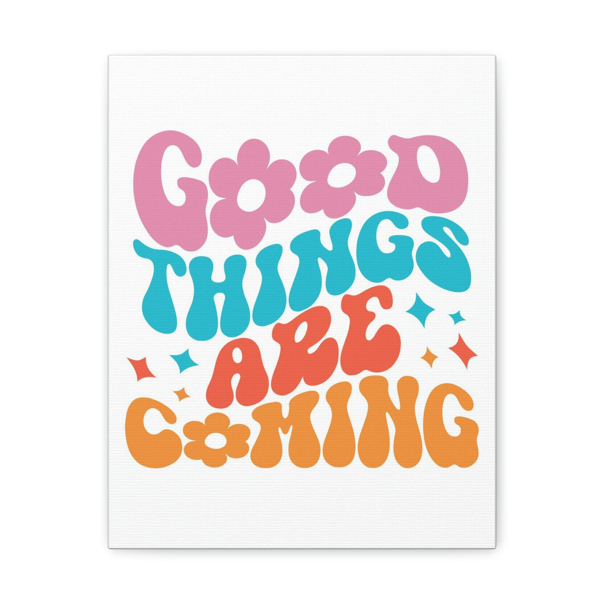 Scripture Walls Inspirational Wall Art Good Things Are Coming Colors Motivation Wall Decor for Home Office Gym Inspiring Success Quote Print Ready to Hang Unframed-Express Your Love Gifts