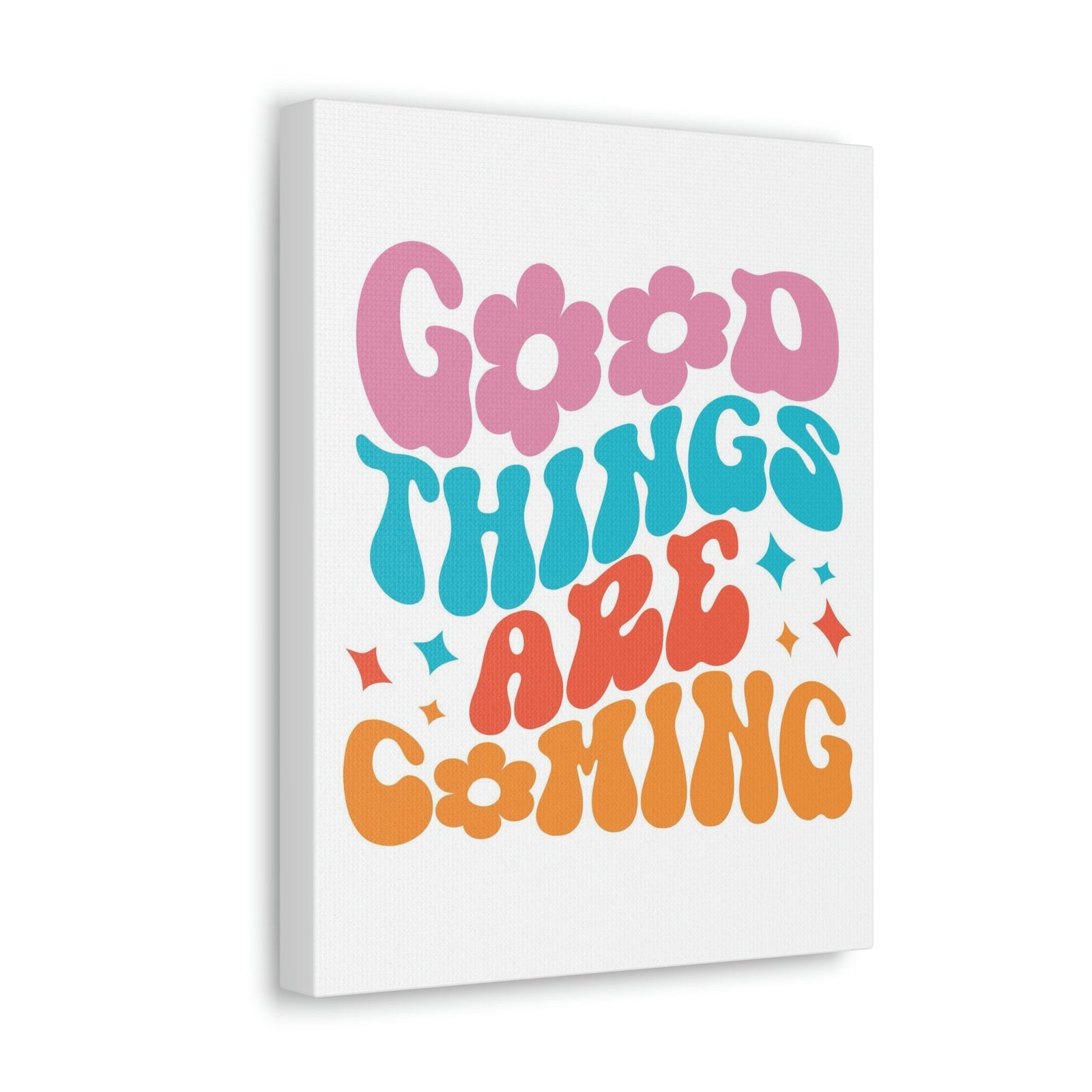 Scripture Walls Inspirational Wall Art Good Things Are Coming Colors Motivation Wall Decor for Home Office Gym Inspiring Success Quote Print Ready to Hang Unframed-Express Your Love Gifts