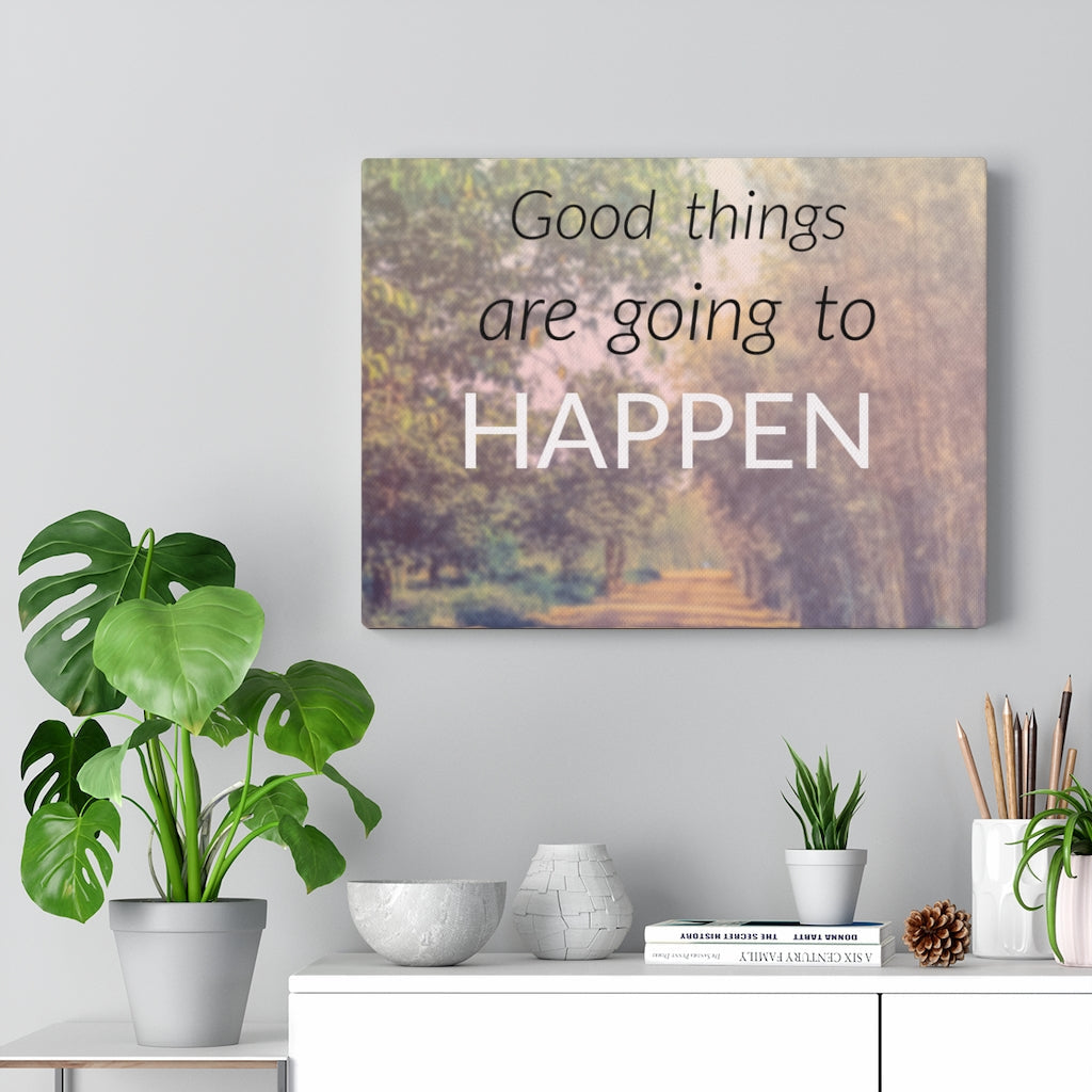Scripture Walls Inspirational Wall Art Good Things Are Going To Happen Motivational Print Ready to Hang Artwork Unframed-Express Your Love Gifts
