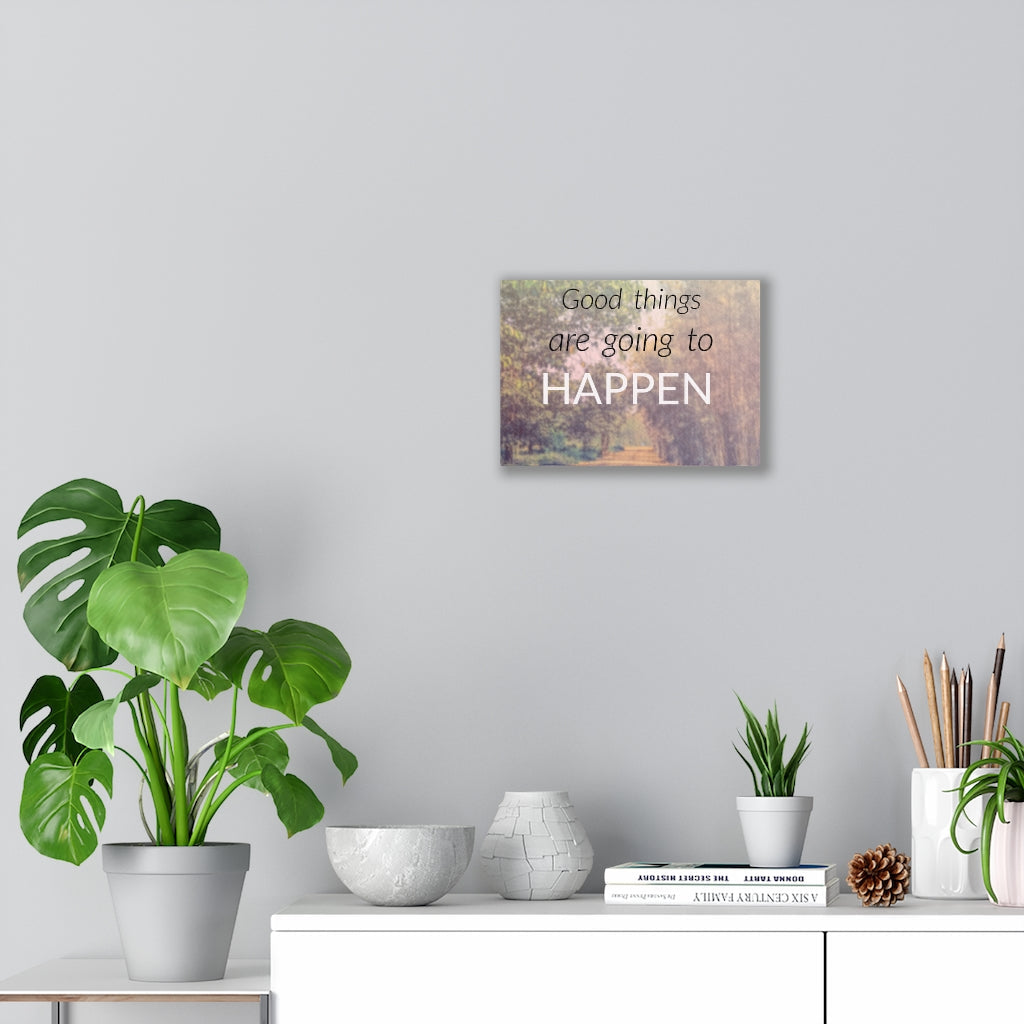Scripture Walls Inspirational Wall Art Good Things Are Going To Happen Motivational Print Ready to Hang Artwork Unframed-Express Your Love Gifts