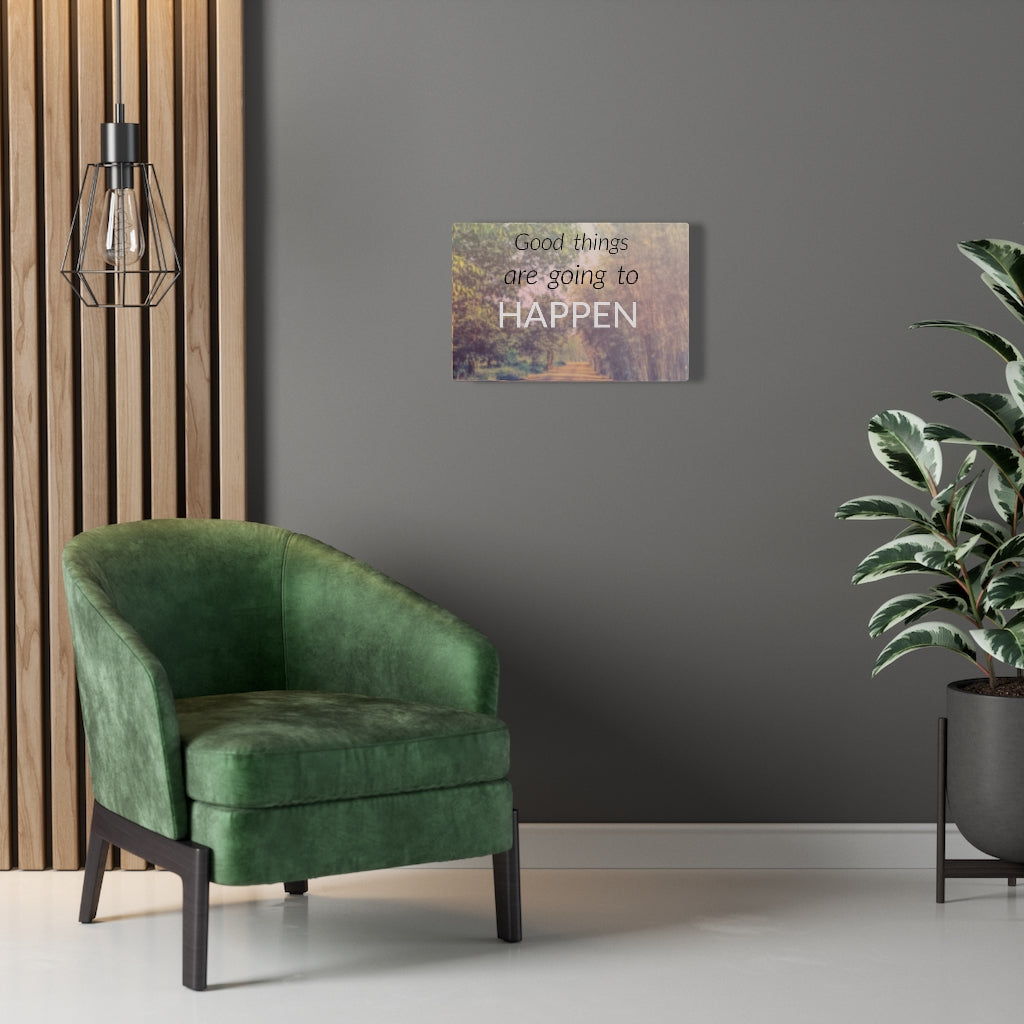 Scripture Walls Inspirational Wall Art Good Things Are Going To Happen Motivational Print Ready to Hang Artwork Unframed-Express Your Love Gifts
