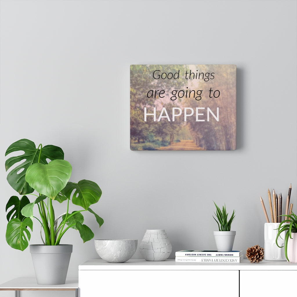 Scripture Walls Inspirational Wall Art Good Things Are Going To Happen Motivational Print Ready to Hang Artwork Unframed-Express Your Love Gifts