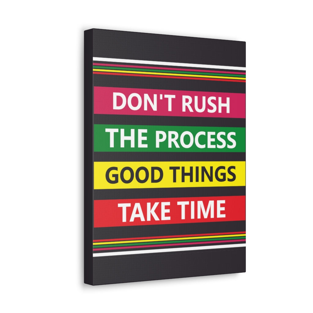 Scripture Walls Inspirational Wall Art Good Things Take Time Motivation Wall Decor for Home Office Gym Inspiring Success Quote Print Ready to Hang Unframed-Express Your Love Gifts