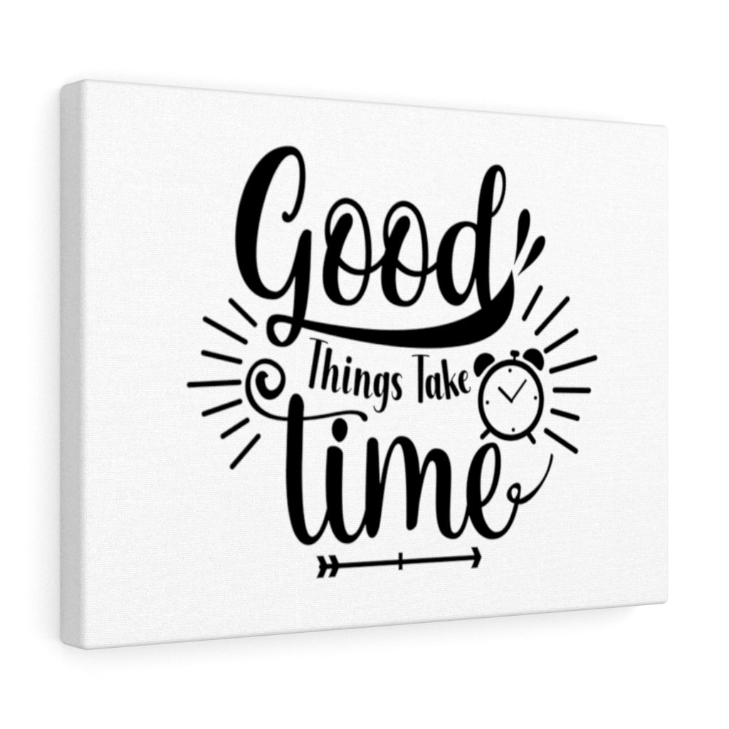 Scripture Walls Inspirational Wall Art Good Things Take Time Wall Art Motivational Motto Inspiring Prints Artwork Decor Ready to Hang Unframed-Express Your Love Gifts