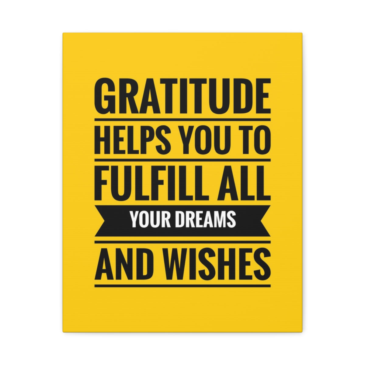 Scripture Walls Inspirational Wall Art Gratitude Fulfill Your Dreams Motivation Wall Decor for Home Office Gym Inspiring Success Quote Print Ready to Hang Unframed-Express Your Love Gifts