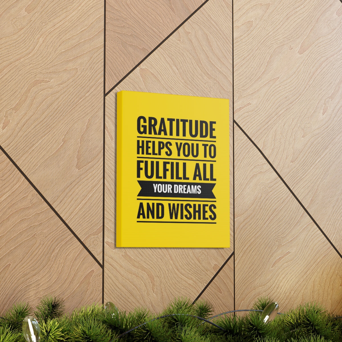 Scripture Walls Inspirational Wall Art Gratitude Fulfill Your Dreams Motivation Wall Decor for Home Office Gym Inspiring Success Quote Print Ready to Hang Unframed-Express Your Love Gifts