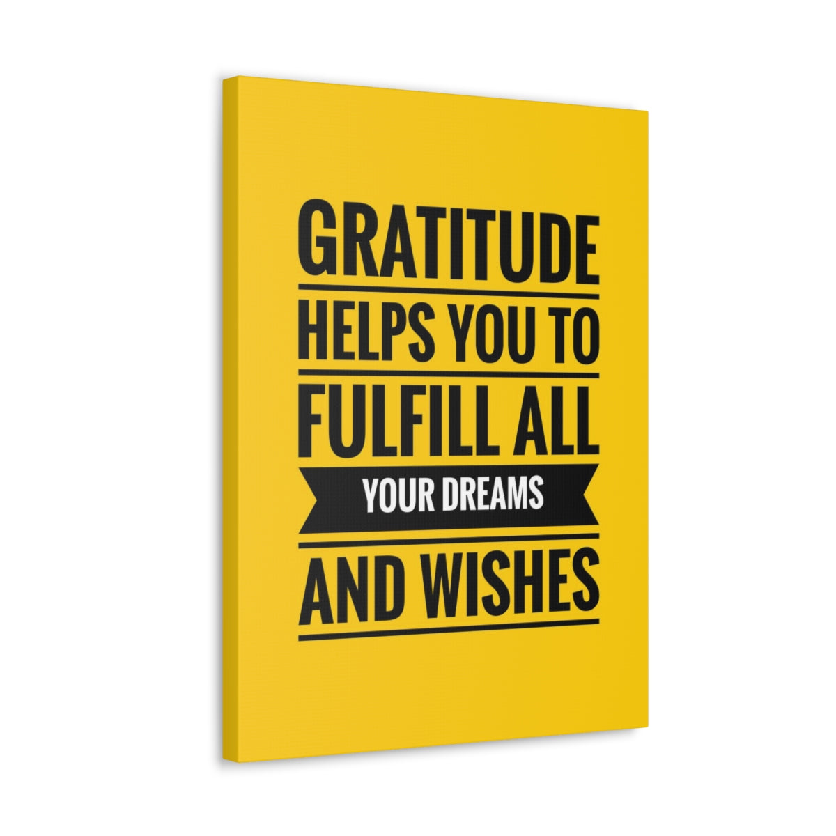 Scripture Walls Inspirational Wall Art Gratitude Fulfill Your Dreams Motivation Wall Decor for Home Office Gym Inspiring Success Quote Print Ready to Hang Unframed-Express Your Love Gifts