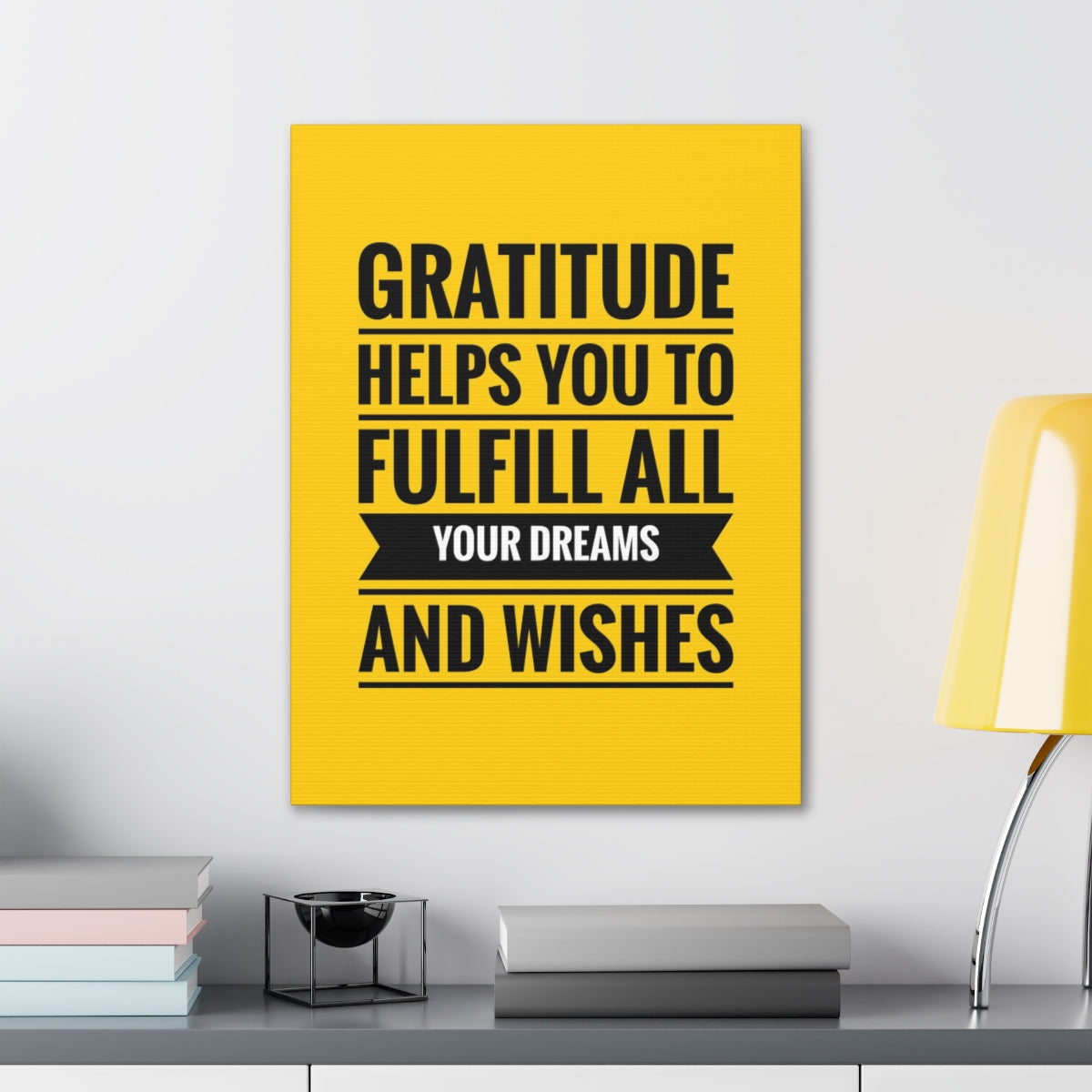 Scripture Walls Inspirational Wall Art Gratitude Fulfill Your Dreams Motivation Wall Decor for Home Office Gym Inspiring Success Quote Print Ready to Hang Unframed-Express Your Love Gifts