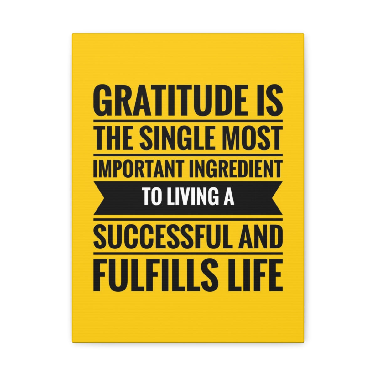 Scripture Walls Inspirational Wall Art Gratitude Is Important Ingredient Motivation Wall Decor for Home Office Gym Inspiring Success Quote Print Ready to Hang Unframed-Express Your Love Gifts