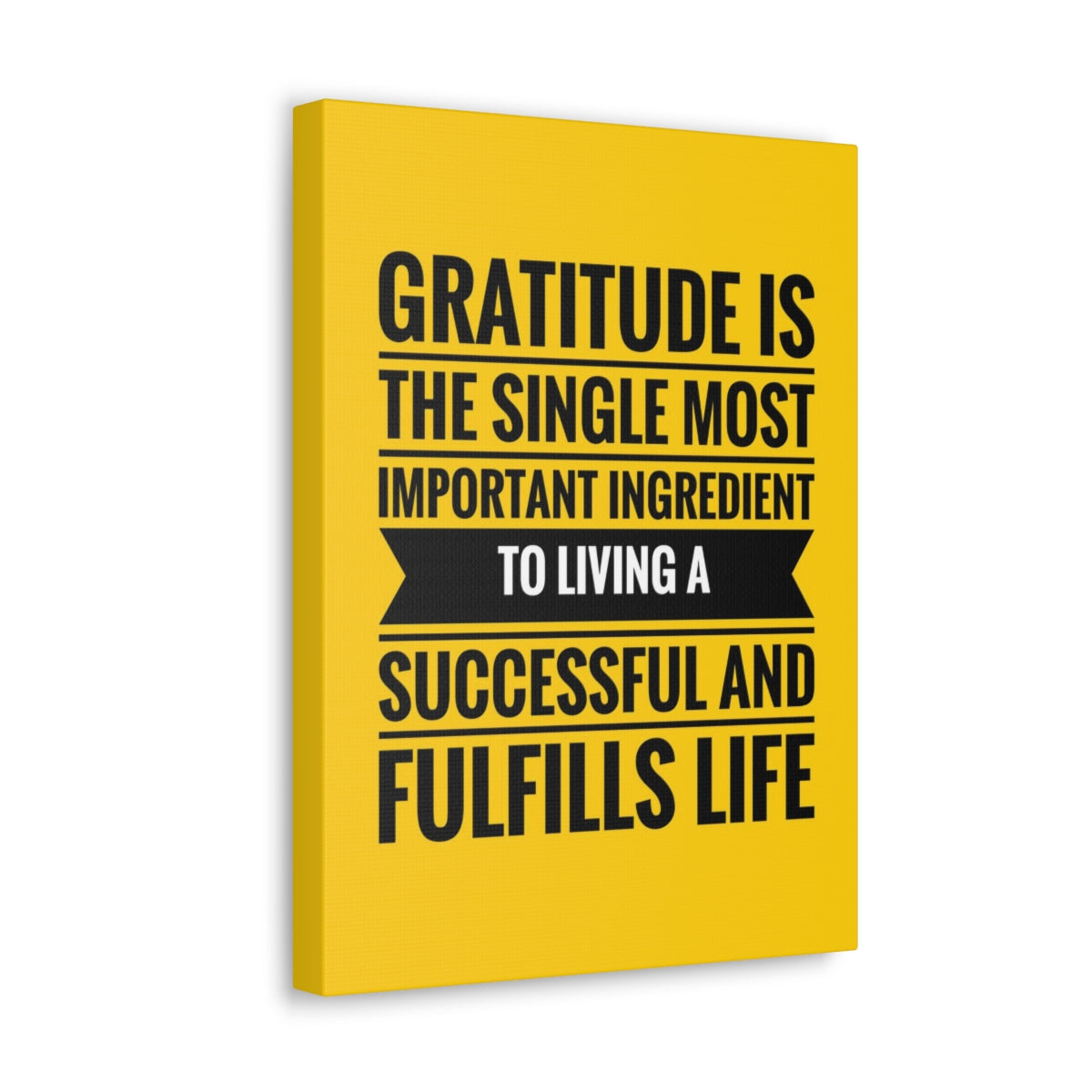 Scripture Walls Inspirational Wall Art Gratitude Is Important Ingredient Motivation Wall Decor for Home Office Gym Inspiring Success Quote Print Ready to Hang Unframed-Express Your Love Gifts