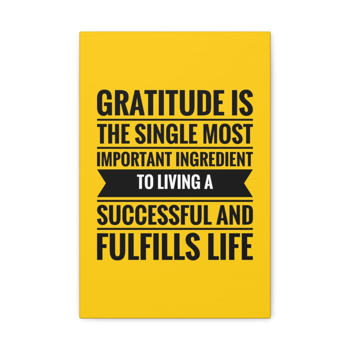 Scripture Walls Inspirational Wall Art Gratitude Is Important Ingredient Motivation Wall Decor for Home Office Gym Inspiring Success Quote Print Ready to Hang Unframed-Express Your Love Gifts
