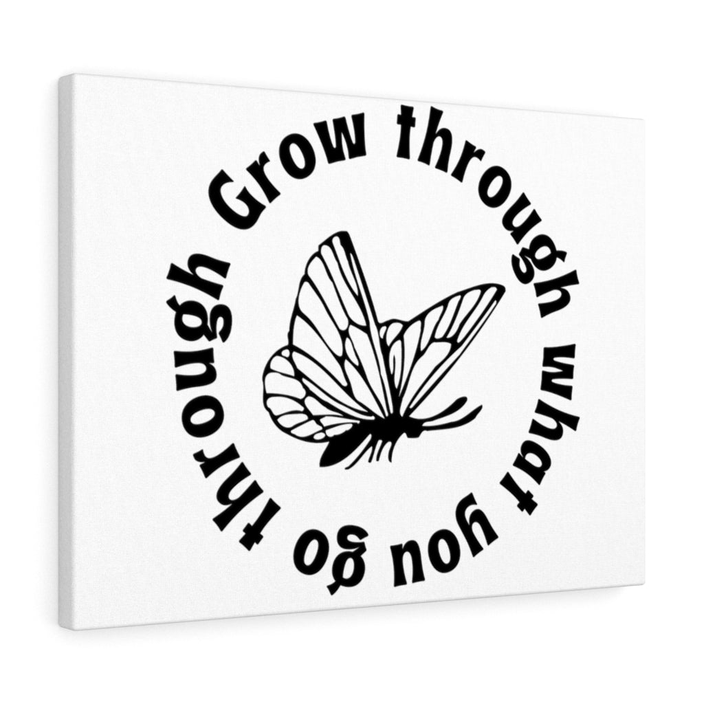 Scripture Walls Inspirational Wall Art Grow Through Wall Art Motivation Wall Decor for Home Office Gym Inspiring Success Quote Print Ready to Hang Unframed-Express Your Love Gifts
