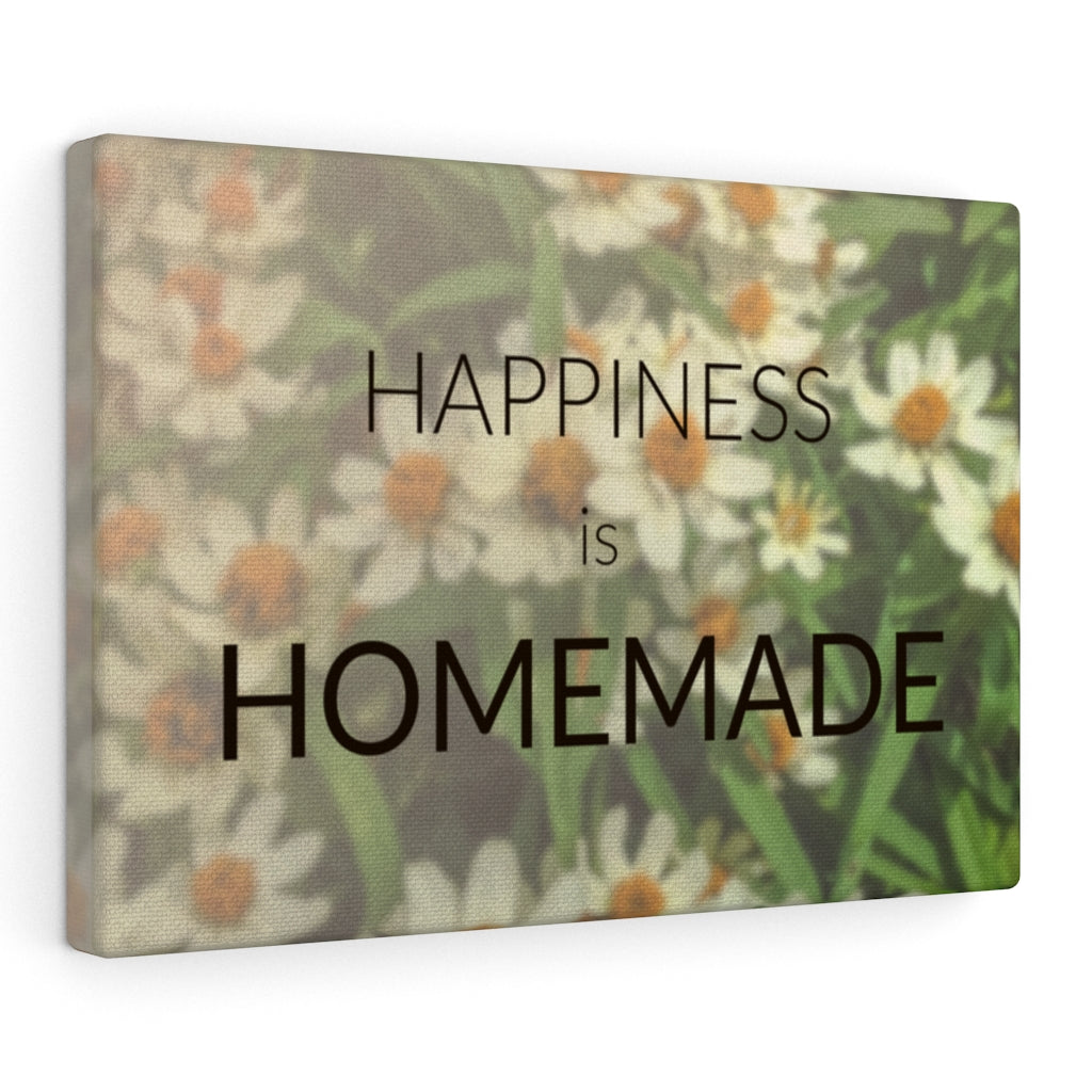 Scripture Walls Inspirational Wall Art Happiness Is Homemade Motivational Print Ready to Hang Artwork Unframed-Express Your Love Gifts