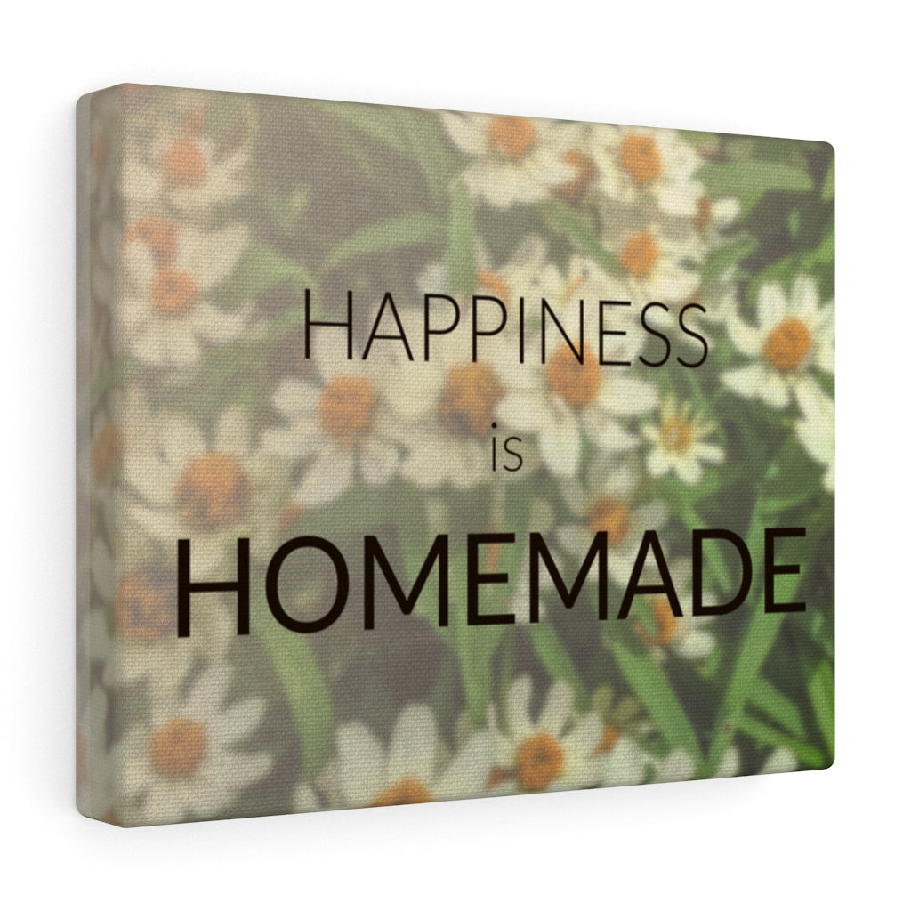 Scripture Walls Inspirational Wall Art Happiness Is Homemade Motivational Print Ready to Hang Artwork Unframed-Express Your Love Gifts