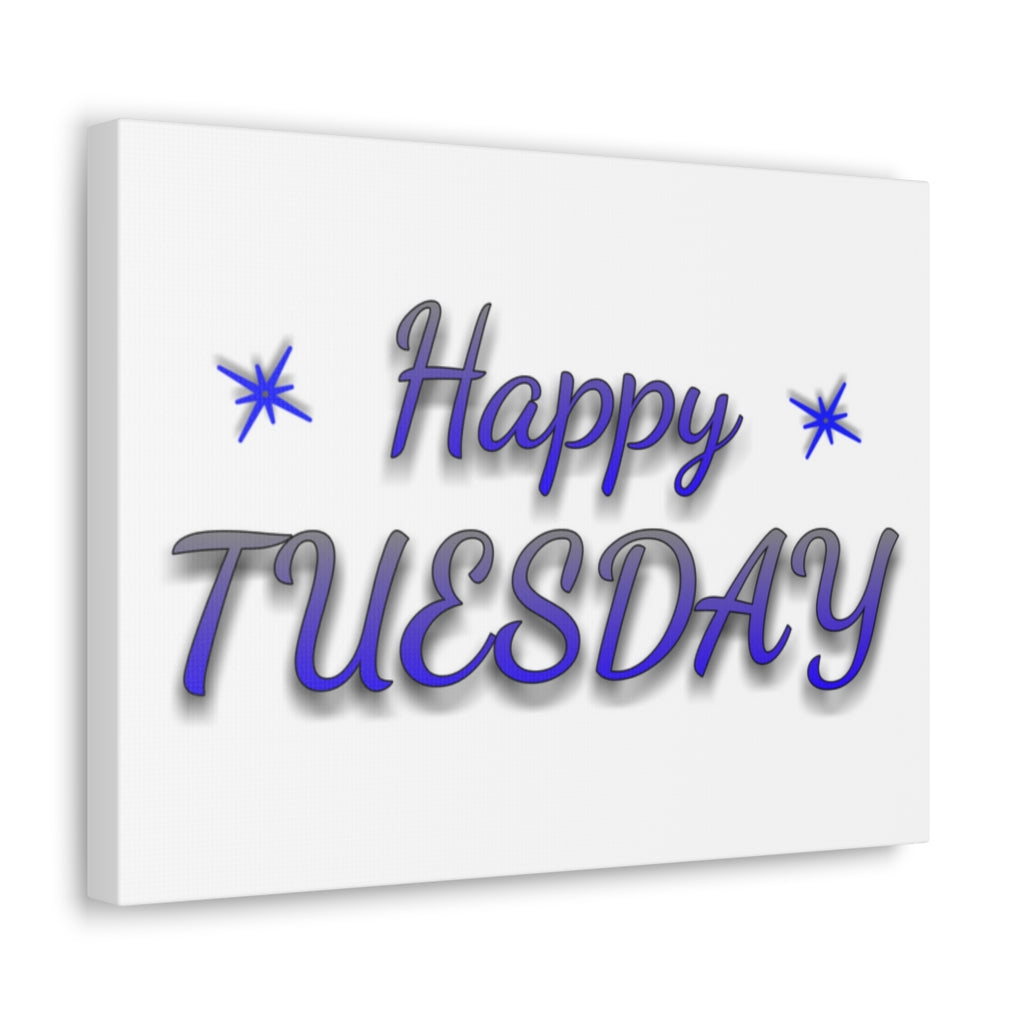 Scripture Walls Inspirational Wall Art Happy Tuesday Motivation Wall Decor for Home Office Gym Inspiring Success Quote Print Ready to Hang Unframed-Express Your Love Gifts