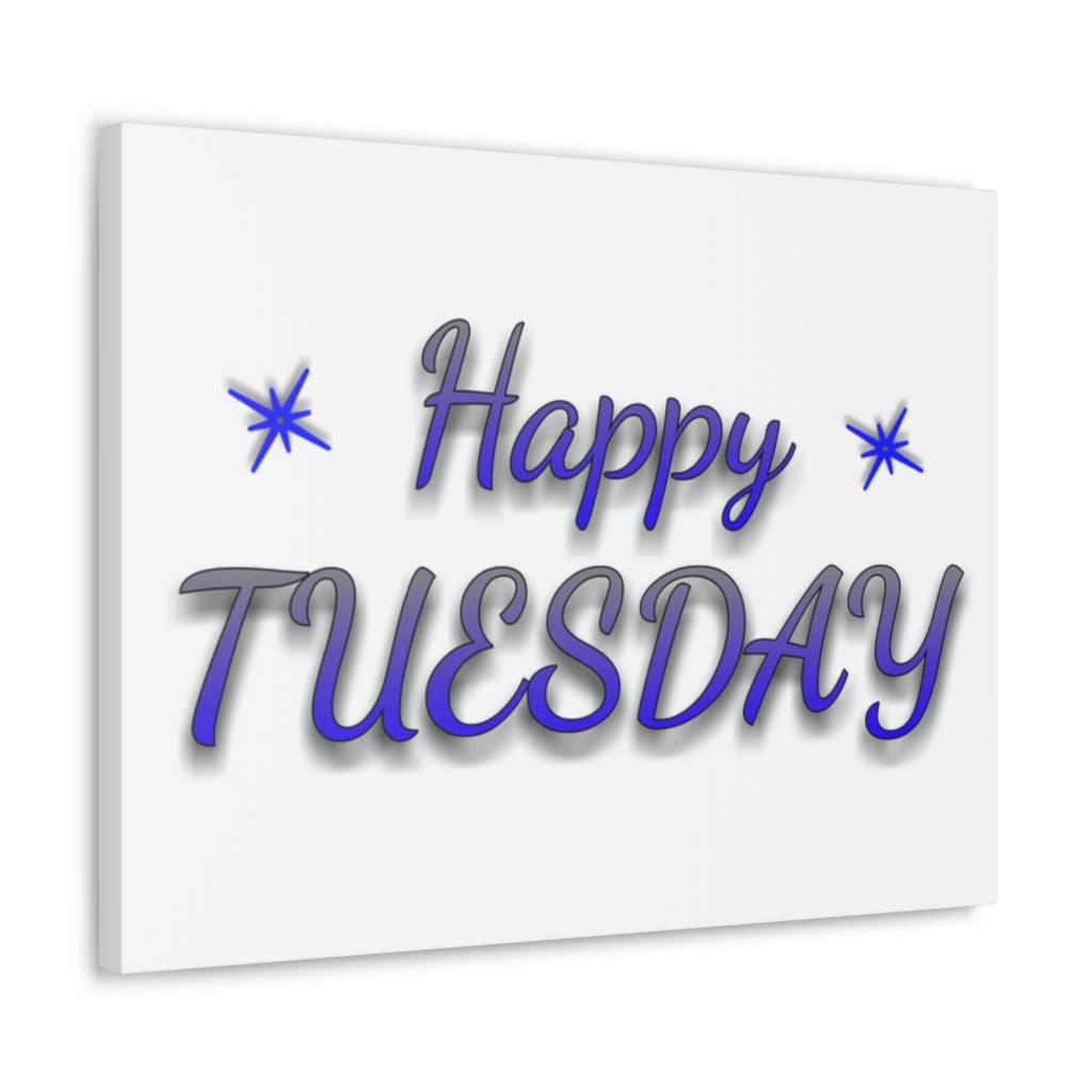 Scripture Walls Inspirational Wall Art Happy Tuesday Motivation Wall Decor for Home Office Gym Inspiring Success Quote Print Ready to Hang Unframed-Express Your Love Gifts