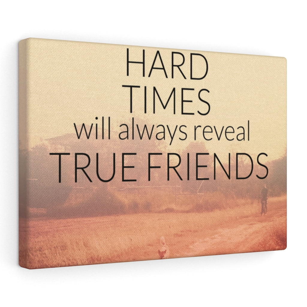 Scripture Walls Inspirational Wall Art Hard Times Will Always Reveal Motivational Print Ready to Hang Artwork Unframed-Express Your Love Gifts