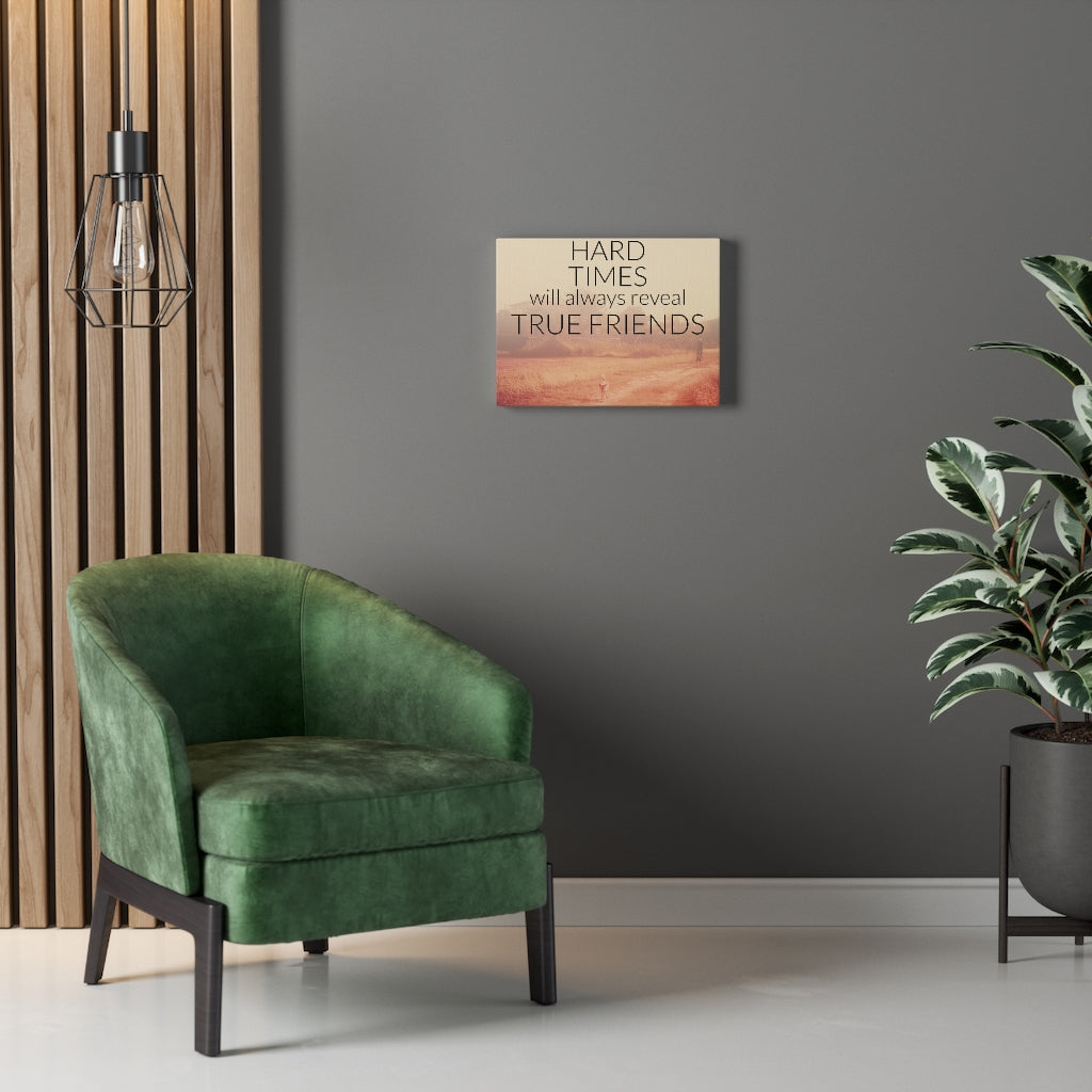 Scripture Walls Inspirational Wall Art Hard Times Will Always Reveal Motivational Print Ready to Hang Artwork Unframed-Express Your Love Gifts