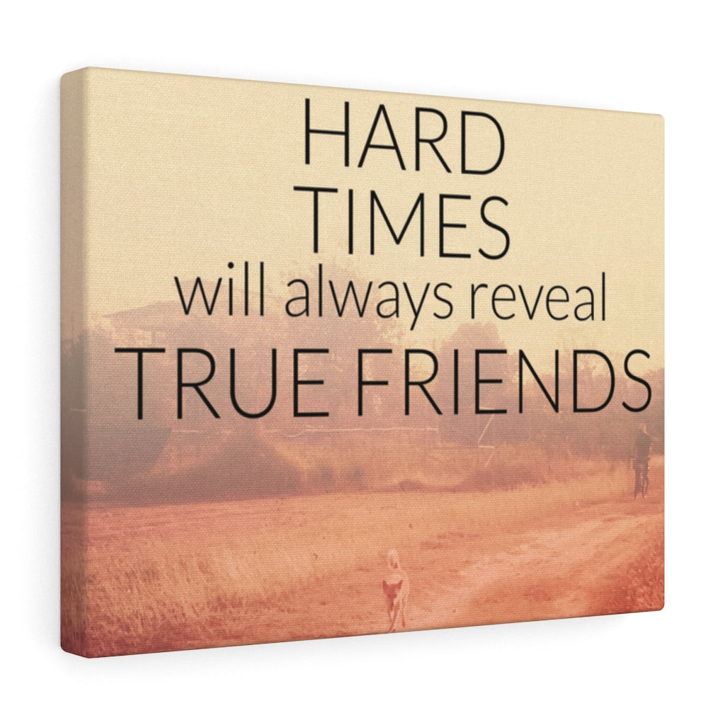 Scripture Walls Inspirational Wall Art Hard Times Will Always Reveal Motivational Print Ready to Hang Artwork Unframed-Express Your Love Gifts