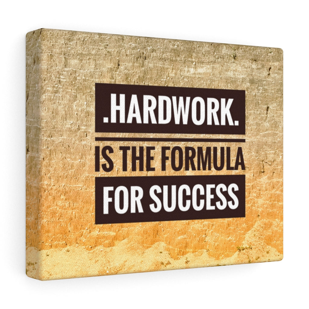 Scripture Walls Inspirational Wall Art Hard Work Is The Formula For Success Motivational Print Ready to Hang Artwork Unframed-Express Your Love Gifts