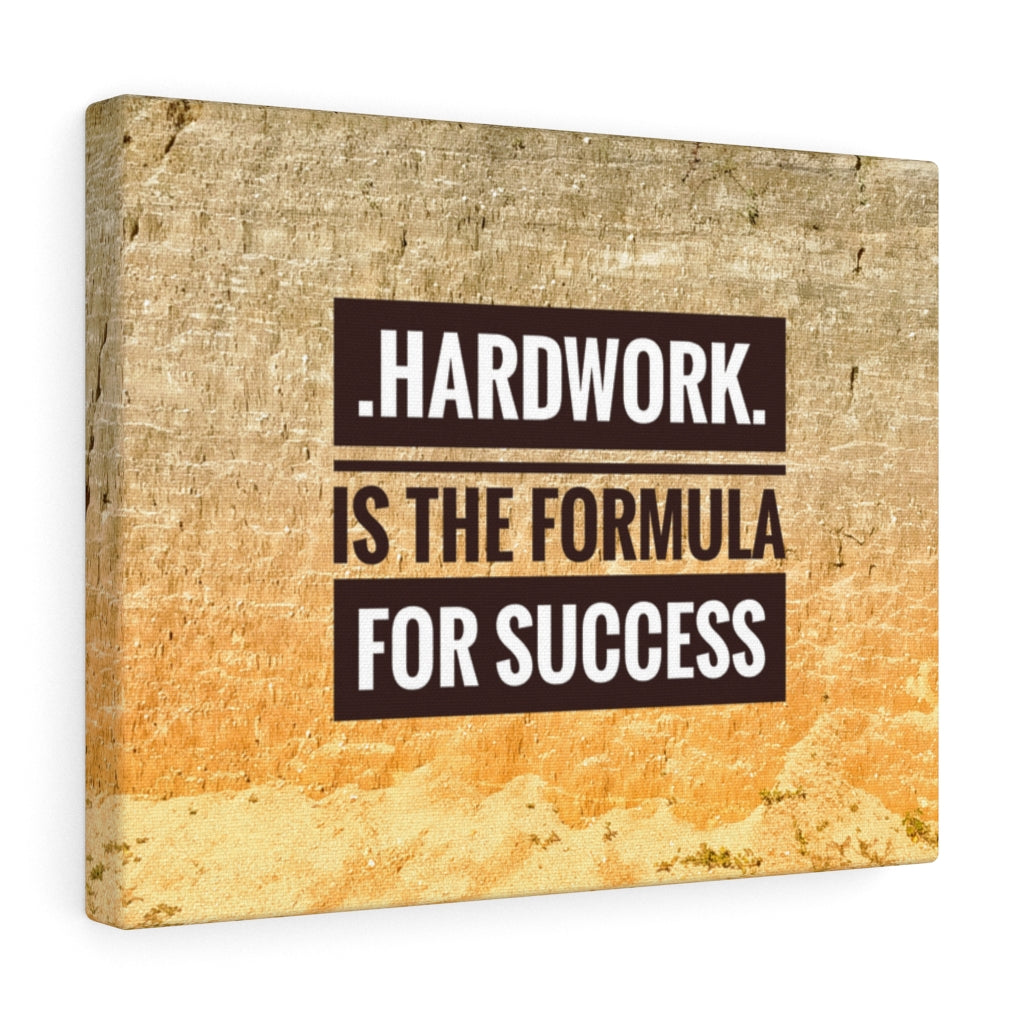 Scripture Walls Inspirational Wall Art Hard Work Is The Formula For Success Motivational Print Ready to Hang Artwork Unframed-Express Your Love Gifts