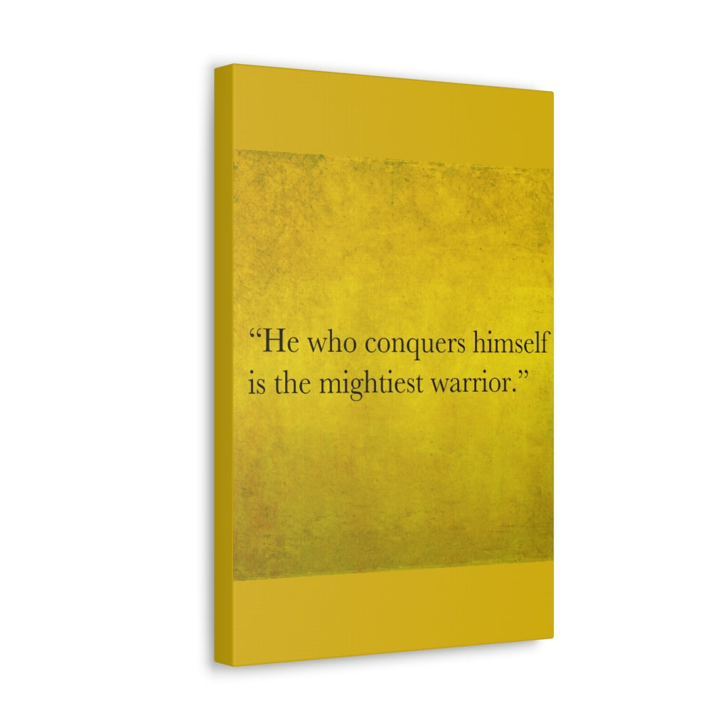 Scripture Walls Inspirational Wall Art He Is The Mightiest Warrior Motivation Wall Decor for Home Office Gym Inspiring Success Quote Print Ready to Hang Unframed-Express Your Love Gifts